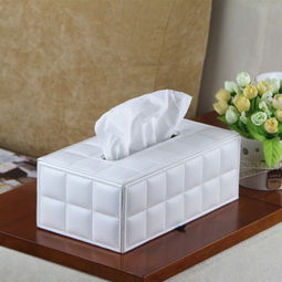 雅皮仕歐式高檔皮革羊皮紋紙巾盒 融合創意設計、建筑材料與商業定制的品質之選